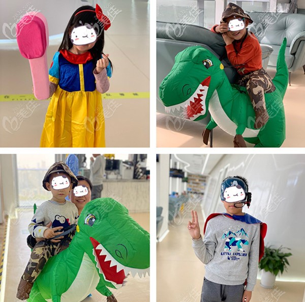 兒童cosplay服裝展示